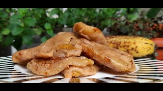 Robusta Pazham Pori  റോബസ്റ്റ പഴം പൊരി  Banana Fritters  English recipe in the box below [upl. by Enyrhtak]