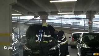 Autobrand in parkeergarage Ikea Haarlem [upl. by Reisfield]