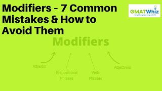 Modifiers in GMAT SC – 7 Common Mistakes amp How to avoid them [upl. by Astto921]