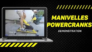 Manivelles Powercranks ⎜Outils dentrainement ⎜Cycling amp Running Démonstration [upl. by Anitsirc871]