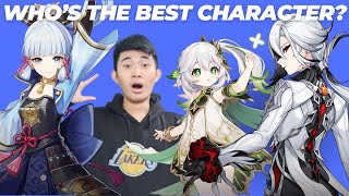 GENSHIN IMPACT 51 UPDATE TIER LIST ARLECCHINO META TOP DPS ZHONGLI NERF [upl. by Millwater]