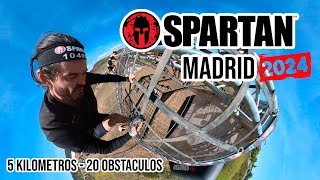 4K Spartan Race MADRID 2024  Sprint  5 kilometros [upl. by Herriott]