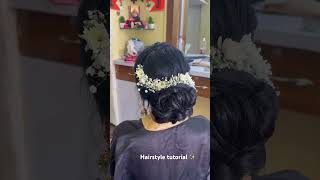 Messy hairstyle tutorial ✨explore hairstyle bestweddingmakeupinindia youtubeshorts ￼ [upl. by Haldan]