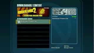 Borderlands 2 fix for PC preorder premier club content not working [upl. by Hugibert]