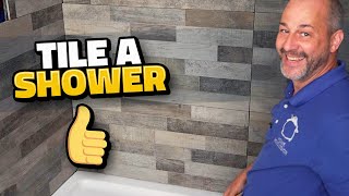 How To Tile A Shower  From A to Z [upl. by Elleira505]