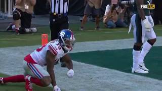 Odell Beckham Jr flagged for odd celebration [upl. by Jean]