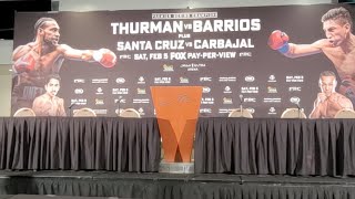 LIVE Thurman Vs Barrios Post Fight Press Conference [upl. by Cheri]