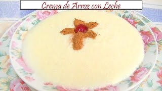 Crema de Arroz con Leche  Receta de Cocina en Familia [upl. by Tremml]