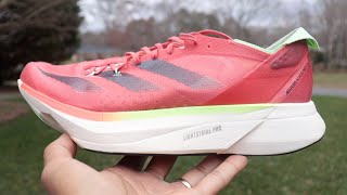 I Finally Tried the Adidas Adios Pro 3 First Run Review [upl. by Aurea]