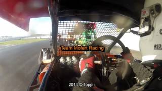 Raceway Venray 23032014 Stockcar F1 Final Onboard H107 Lee Robinson 808 [upl. by Neeruan]