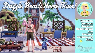 Beach House Exterior Tours Take a tour of my Premium Beach House and Stitchs Digs Dazzle Beach To [upl. by Cianca599]