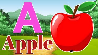 A for apple b for ball song abcd song abcd rhymes video abcd phonics song for kindergarten [upl. by Yesteb]