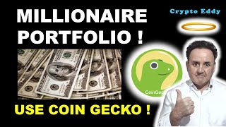 Millionaire Portfolio  How To Use Coin Gecko To Max Your BullRun Returns  memes gaming ai [upl. by Gnahc]