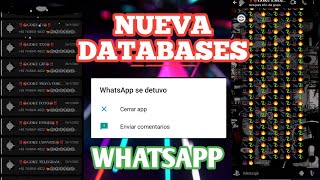 binarios para WhatsApp 2022  NUEVA DATABASES PARA WHATSAPP INMUNE 2022 [upl. by Tessie]