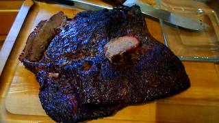 Texas Style Brisket On the Vision Grill Episode  3 [upl. by Enos]