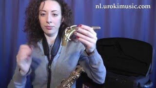 Saxofoon Leren Spelen C1 S1 L1 Saxofoonles Studie Klasse Muzieknoten Bladmuziek Melodie Cursus S [upl. by Yliram]