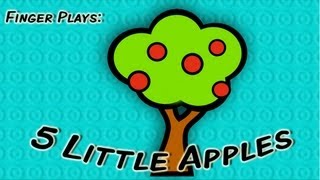 5 Little Apples  finger play song for children [upl. by Benjamin227]