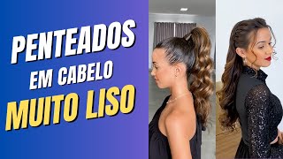 Penteados em cabelo Liso e Longo  Hairstyles Perfect [upl. by Oivaf776]