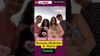 Ronnie Ricketts Family Sweet Moments shortsviral pinoycelebityupdate filipinoactress trending [upl. by Yelsgnik]