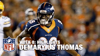 Demaryius Thomas Highlights Week 8  Packers vs Broncos  NFL [upl. by Ros]