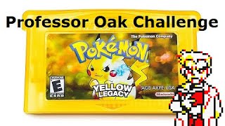 Professor Oak Challenge for Pokémon Yellow Legacy Part 1 [upl. by Reddin]