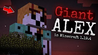 What if you see GIANT ALEX in Minecraft 1194  Minecraft Creepypasta [upl. by Sioux]