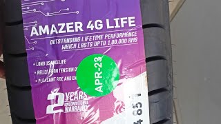 SWIFT CAR TYRE APOLLO 16580 R14 AMAZER 4G LIFE TL [upl. by Imoan]