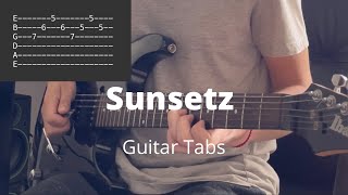 Sunsetz by Cigarettes After Sex  Guitar Tabs [upl. by Notgnillew]