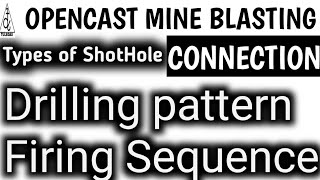 OPENCAST MINE BLASTINGDrilling PatternTypesof Firing Sequence BenifitsEconomyEnvironmentSafety [upl. by Eblehs]