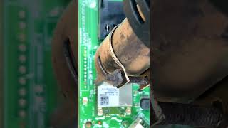 Desoldering of Faulty WiFi Module 🔥😱 daily asmr satisfying oddlysatisfying [upl. by Merriott872]