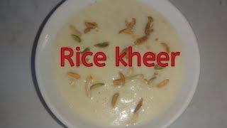 Ricekheer  Basmati rice kheer  yummy dessert for Milad  स्वादिस्ट चवल कि खीर [upl. by Wayne]