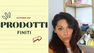 prodotti finiti del periodo  settembre 2024 [upl. by Lambrecht]