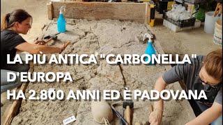 Scoperte archeologiche a Padova la più antica produzione di carbonella in Europa 2800 anni fa [upl. by Delos631]