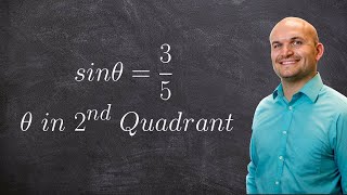 Find the six trigonometric functions when given sine and a constraint on cosine [upl. by Alimac449]