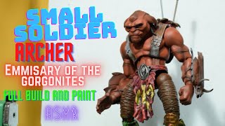 SMALL SOLDIERS ARCHER GORGONITES RESIN KIT UNOFFICIAL FULL BUILD AND PAINT ASMR [upl. by Aynwat]