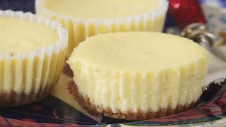 Individual Cheesecakes Recipe Demonstration  Joyofbakingcom [upl. by Namreg496]