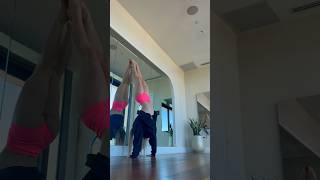 Theres never a bad time to wiggle a little dance handstandworkout gymgirl [upl. by Fenelia]