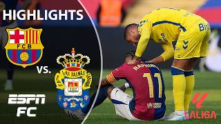 🚨 SHOCKING UPSET 😱 Barcelona vs Las Palmas  LALIGA Highlights  ESPN FC [upl. by Yerkovich]