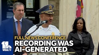 Full video Update to Pikesville HS investigation [upl. by Adnawahs]