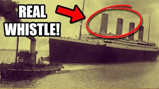 RMS Titanic Whistle  Horn Sound [upl. by Andryc]