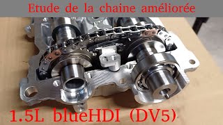 Analyse de la chaîne de distribution améliorée du 15L blueHDI PSA [upl. by Luther]