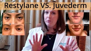 Restylane vs Juvederm The Top 2 Fillers Compared Which one is right for you [upl. by Naitsyrk41]