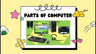 Parts of Computer  Class 1  Computer Parts [upl. by Airtemak425]