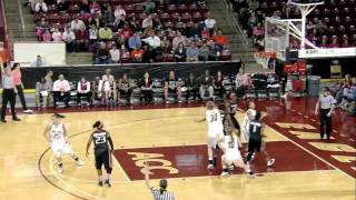 Boston College Womens Basketball vs Miami February 17 2011 at Conte Forum [upl. by Auqenaj278]