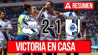 Puebla vs Querétaro  21  Jornada AP 2024  Goles  Resumen [upl. by Euqilegna625]