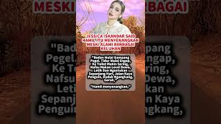 JESSICA ISKANDAR SAID HAMIL ITU MENYENANGKAN MESKI ALAMI KELUHAN quotes motivation youtubeshorts [upl. by Nosiram]