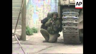 Clashes as Israeli troops raid West Bank city [upl. by Dnomyaw]