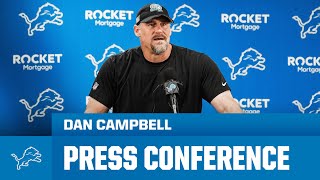 Dan Campbell Press Conference  October 21 2024 [upl. by Intisar]