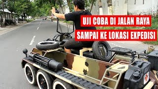 Pengiriman Vespa Tank Pakai Expedisi Kereta Api [upl. by Lehsar]