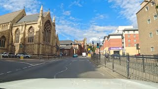 A Drive through English Countryside Grantham to Lincoln 4K [upl. by Bakerman21]